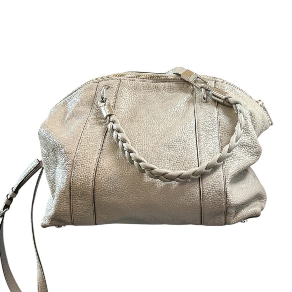 Michael Kors Taupe Leather Shoulder Bag - Picture 2 of 11